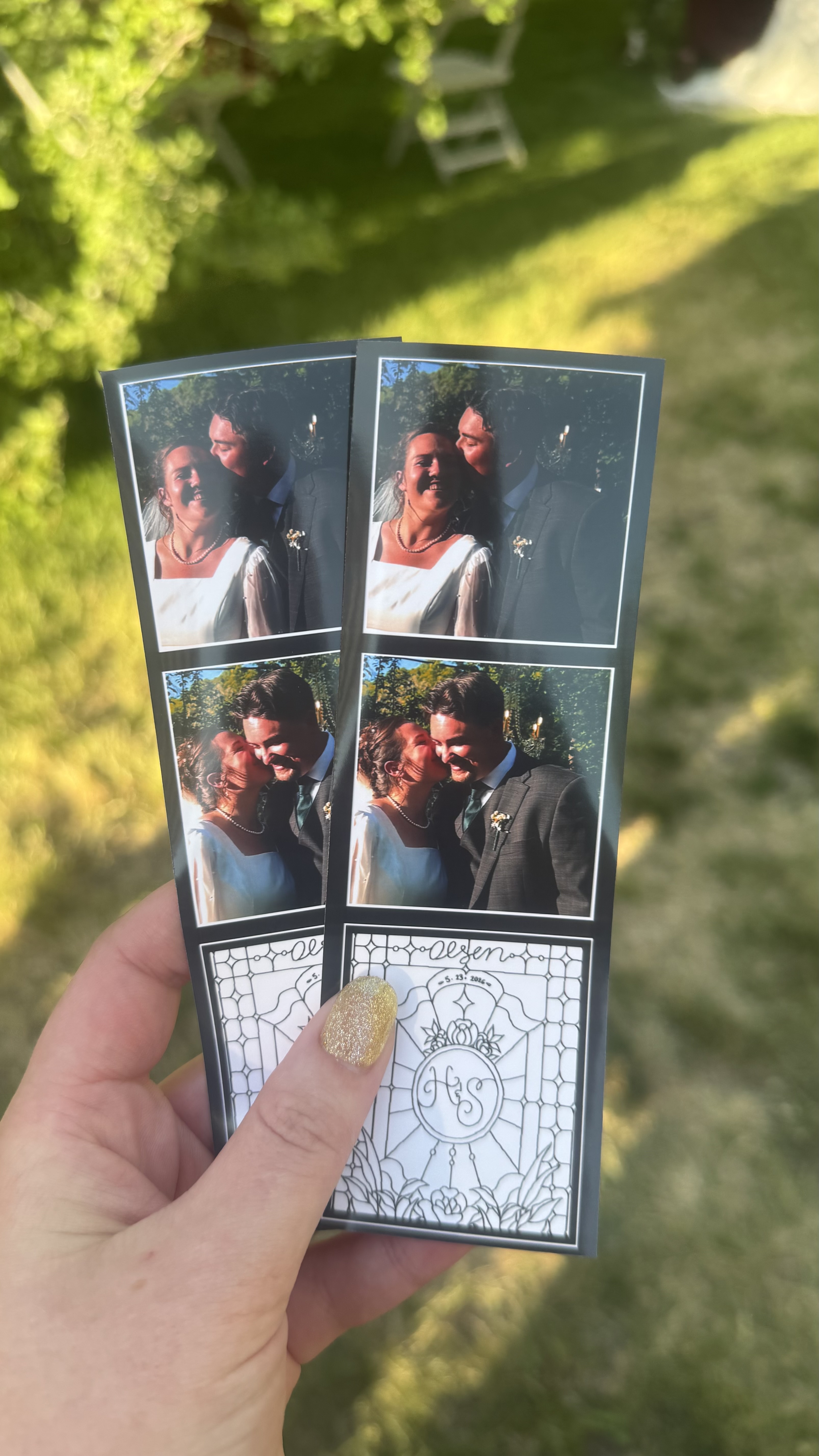 Photo booth at Savannah and Hunter's wedding